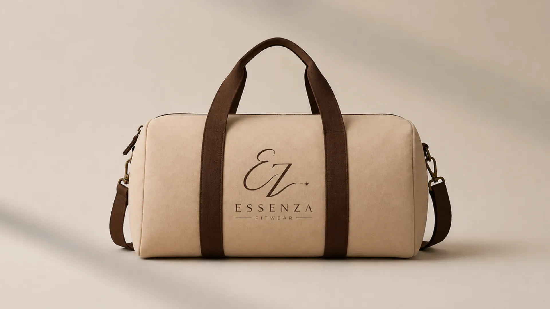 Bag with the Essenza Fitwear logo